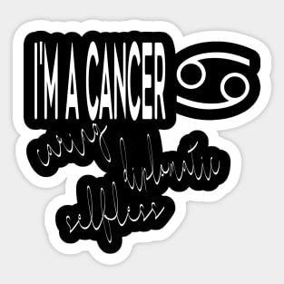 I'm a CANCER Sticker